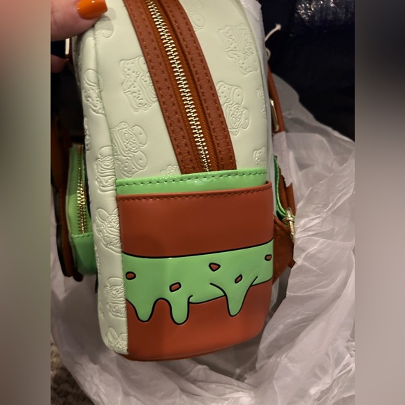 Disney Loungefly Mint Chocolate chip Backpack Set - Picture 4 of 15